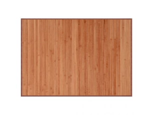 Tapis rectangulaire en bambou marron 70x100 cm - comfortxl