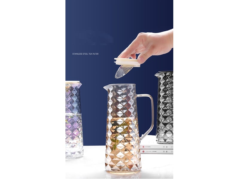  Carafe 10x25cm 1200ml brun  - Conforama C