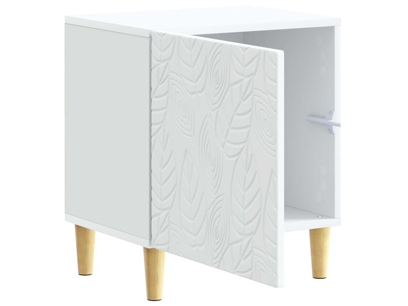  Table de chevet - cabinet de chevet - table de nuit 2 pièces blanc 43 x 34,5 x 50 cm  - Conforama D