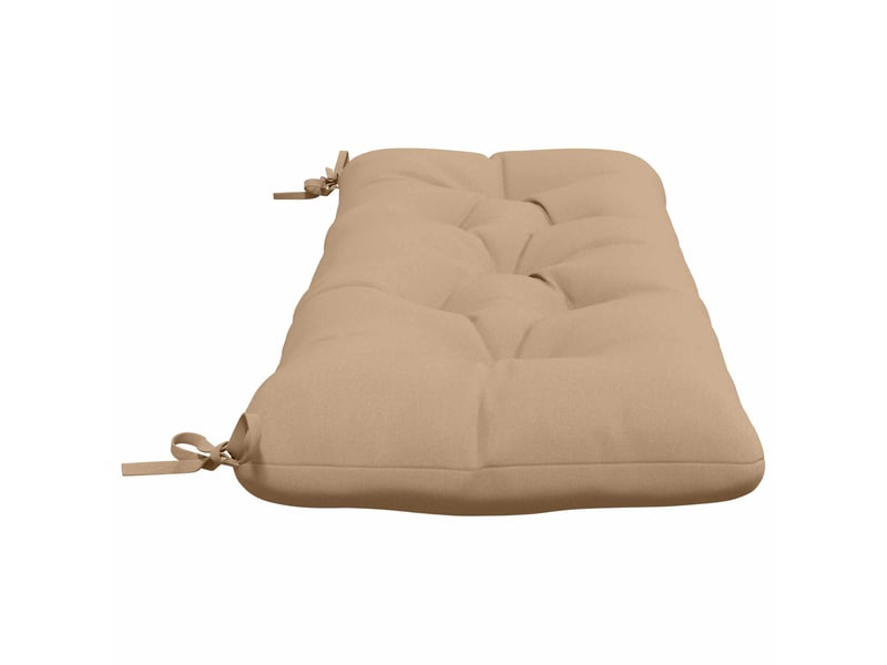  Lot de 2 coussins de banc, coussins d'assise vianen 100 % polyester sable cf57668  - Conforama D