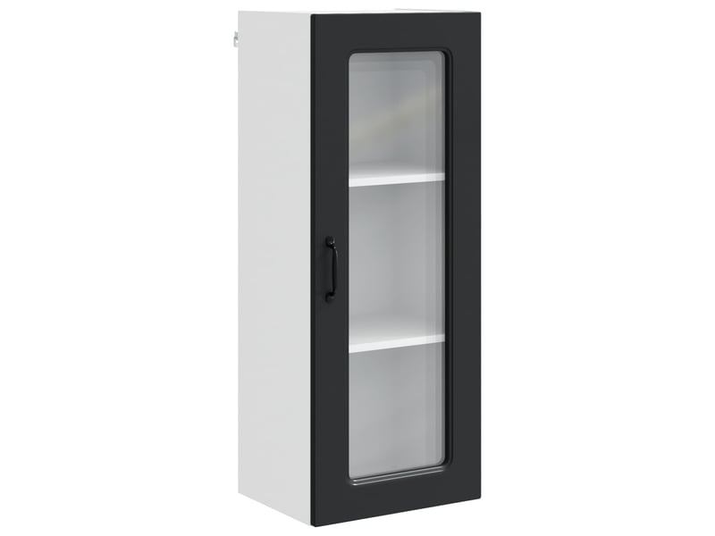  Meuble mural de cuisine | armoire de cuisine noir 40x31x100cm shl4482  - Conforama A