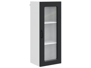 Meuble mural de cuisine | armoire de cuisine noir 40x31x100cm shl4482