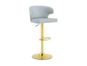 tabouret de bar assise réglable en hauteur  ATELIER CONFORTIEL  - gris