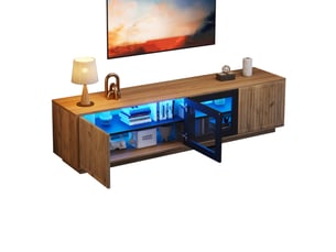 Meuble tv coloris bicolore 180 cm <strong>MIVRAY </strong> <strong></strong>