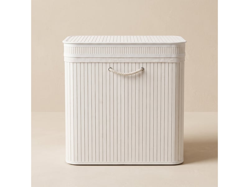  Panier à linge en bambou, 63 x 43 x 60 cm  - Conforama B