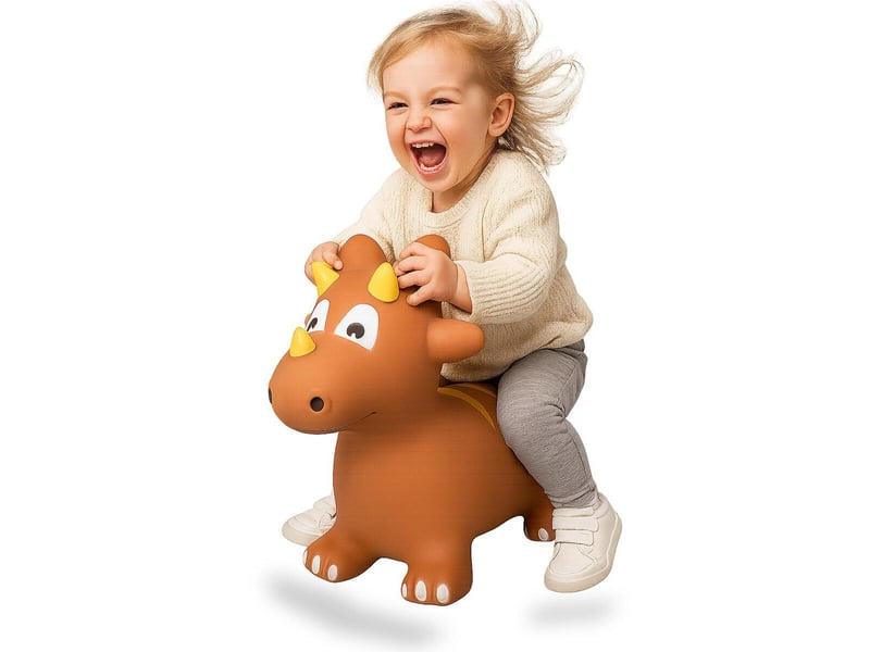  Animal rebondissant dino hoppydoo avec pompe 460591 - Conforama C