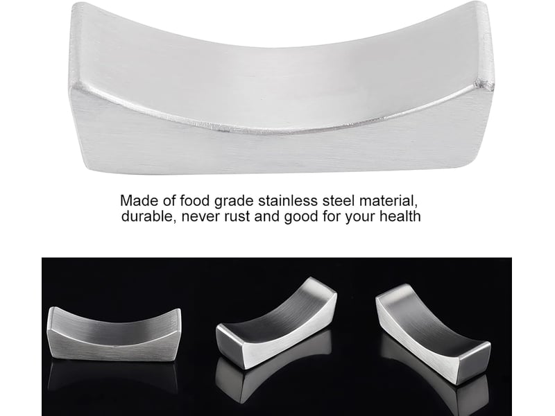  4 pcs repose baguettes, porte acier inoxydable réutilisable, maison cuisine repose multifonctionnel bateau pour forme baguettes cuillère couteau  - Conforama C