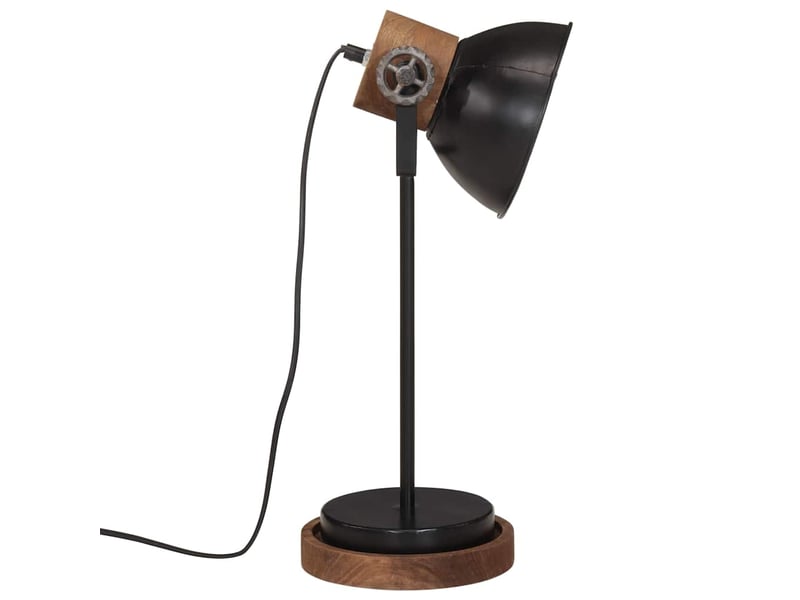  Lampe de bureau 25 w noir 17x17x50 cm e27  - Conforama D