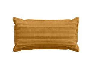 Lot de 2 housses de coussin houten jaune 40 x 80 cm velours côtelé cf49339
