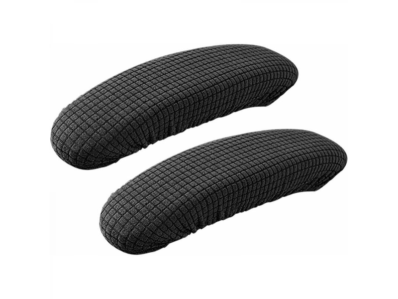  Housses d'accoudoirs noires en polyester pour chaise de bureau paire - amovibles, élastiques, lavables et imperméables XLH-ZLS-009325ZLS - Conforama A
