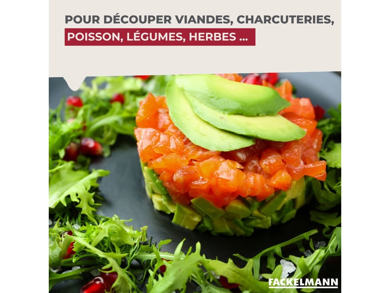Planche à découper en hévéa fackelmann boissellerie 56782 - Conforama F
