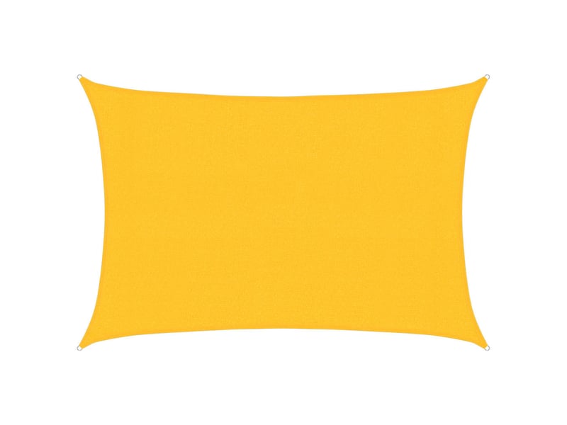  Voile d'ombrage - voile d'ombre - voile parasol 160 gm² jaune 3x4 m pehd  - Conforama A