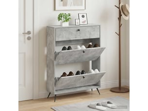 Meuble à chaussures 3 paire(s)  <strong></strong>  <strong></strong> coloris gris