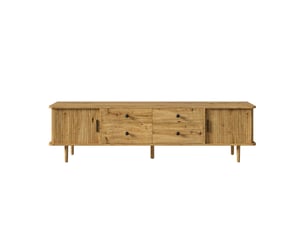 Meuble tv coloris naturel 165 cm <strong>BIQZUYA</strong>  <strong></strong>