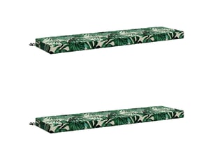 Lot de 2 coussins de banc, coussins d'assise soest 100 % polyester cf56900