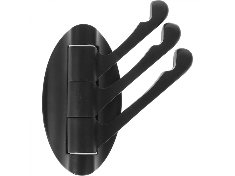 Crochet pivotant en métal, pivotant à trois bras, mural pour serviettes, adapté pour suspendre manteaux, chapeaux et sacs, noir Pws0000 - Conforama A