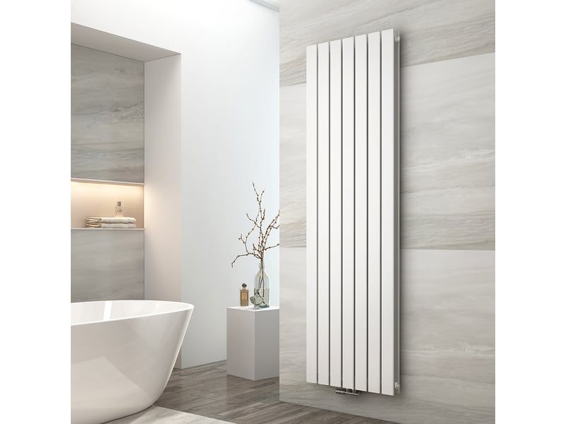 Emke radiateur eau chaude en acier tube plat radiateur mural blanc 180 x 53,8 cm 18959w double couche - Conforama B