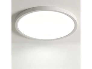 Plafonnier led rond 72 w à intensité variable avec télécommande (3000 k – 6000 k) – luminaire ultra-plat pour salon.