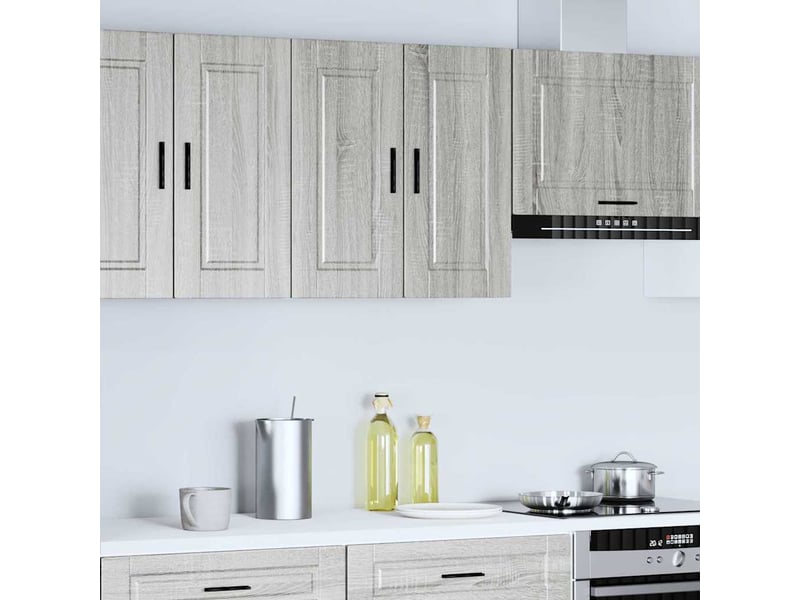  Meuble de rangement, armoire murale de cuisine porto sonoma gris bois d'ingénierie shl4116  - Conforama A