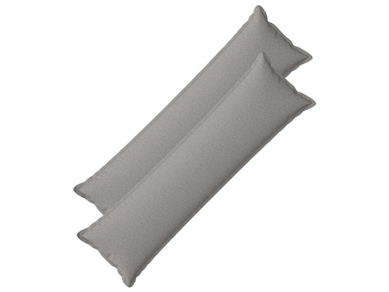  Lot de 2 coussins, coussins décoratifs houten gris nuage lin synthétique cf56496  - Conforama B