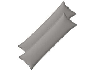 Lot de 2 coussins, coussins décoratifs houten gris nuage lin synthétique cf56496