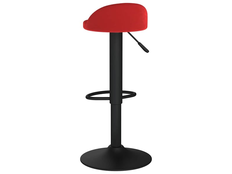  Tabouret de bar, chaise de bar rouge bordeaux velours shl44572  - Conforama E