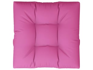 Coussin de palette, coussin de chaise, coussin de canapé rose 80x80x12 cm tissu cf55435