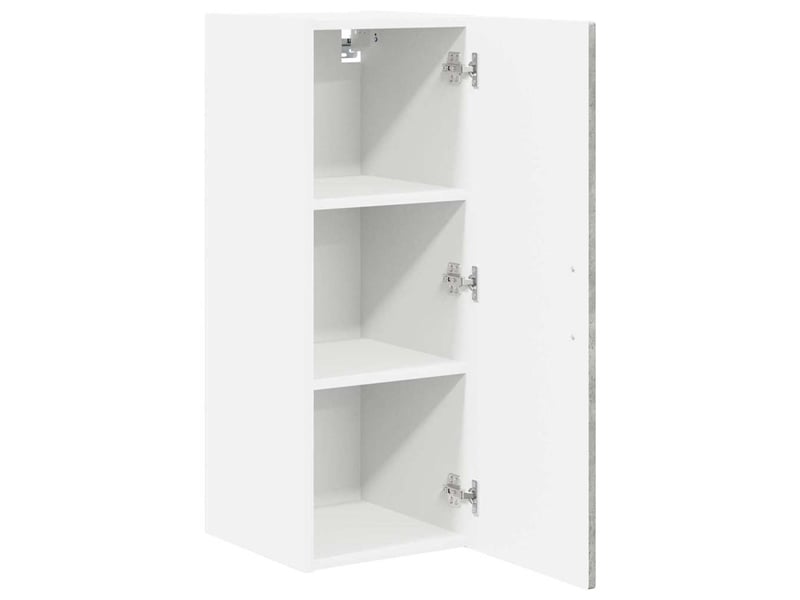  Meuble mural de cuisine | armoire de cuisine 2 pcs gris béton bois d'ingénierie shl4212  - Conforama E