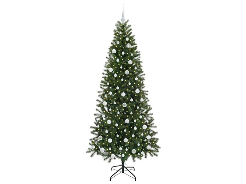 Sapin de noël artificiel, arbre de noël vert 210 cm pe et pvc shl4681 - Conforama C