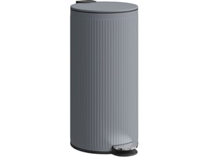 Poubelle à pédale 30 l 36 x 30 x 60,5 cm gris foncé
