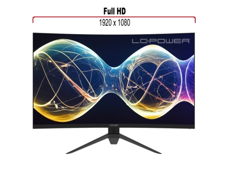  Écran PC Gamer - LC-Power - LC-M27-FHD-165-C-V3 27" 165Hz  - Conforama D