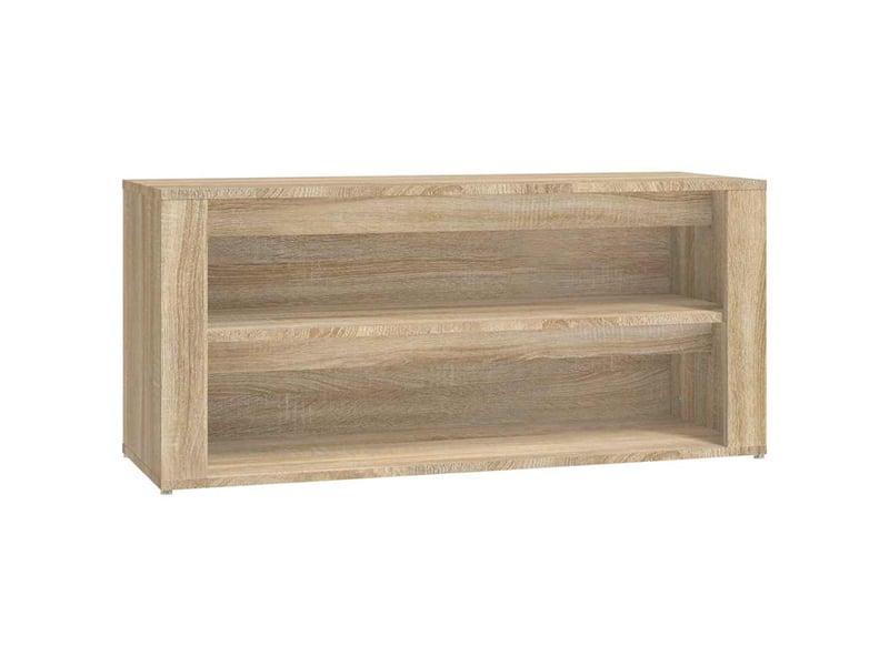  Meuble à chaussures, étagère à chaussures chêne sonoma 100x35x45cm bois d'ingénierie  - Conforama A