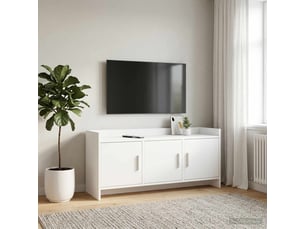 Meuble tv coloris blanc 102 cm <strong></strong>  <strong></strong>