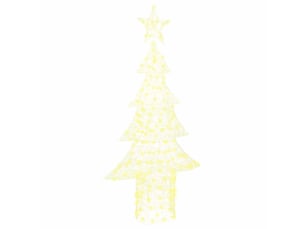 Sapin de noël, arbre de noël 240 led blanc chaud 150 cm acrylique cf60957