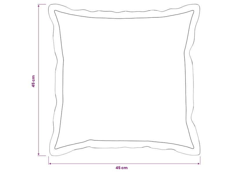  Lot de 6 housses de coussin houten marron 45 x 45 cm cf49993  - Conforama E