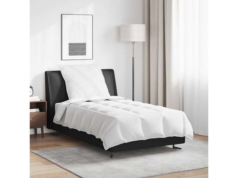  Duvet 2-en-1 avec oreiller 2 pcs - couette blanc plume de canard  - Conforama B