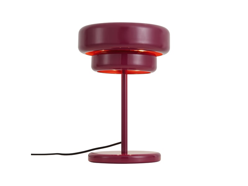  Lampe de table rétro prune 41 cm - ophelia  - Conforama E