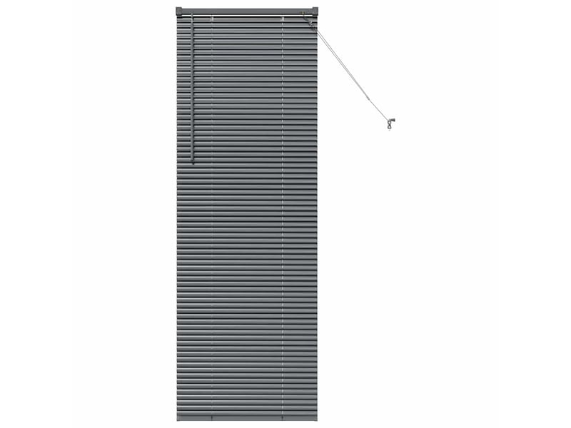 Store vénitien, store de fenêtre gris foncé 175 x 65 cm 25 mm aluminium cf47904 - Conforama A