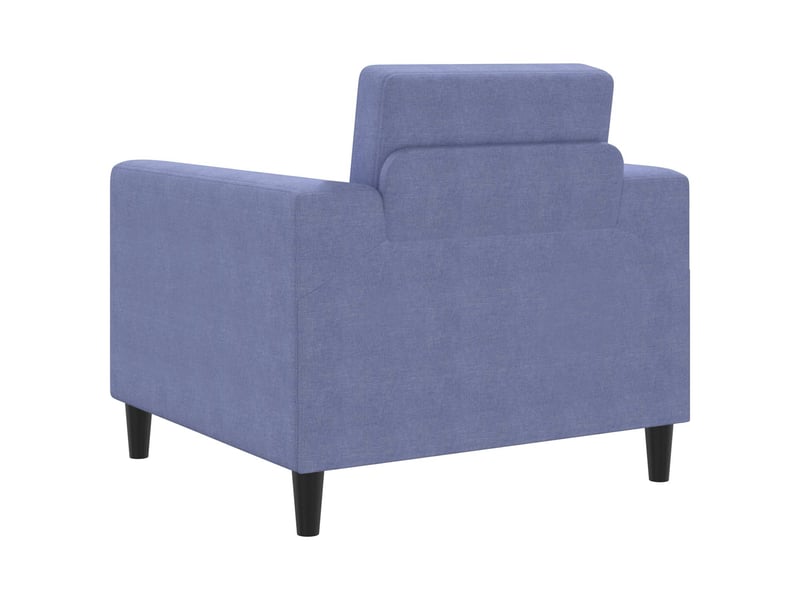 Vidaxl fauteuil bleu denim tissu - Conforama E
