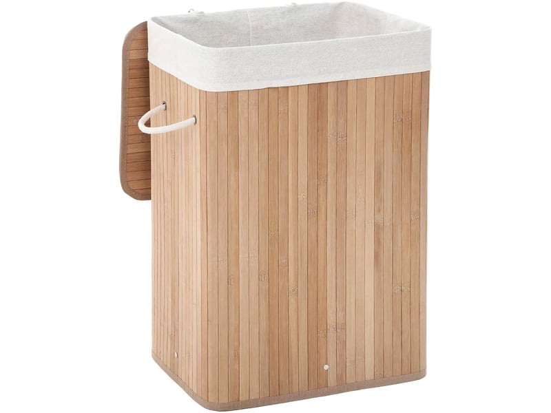Panier à linge - leobert - naturel - 40 x 30 x 60 cm - Conforama A