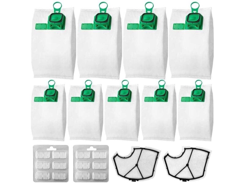  Enowelir 10 sacs de filtre pour aspirateur avec filtres de rechange compatibles  - Conforama A