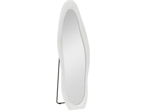 Miroir en pied 50 x 160 cm sur pied blanc evryae