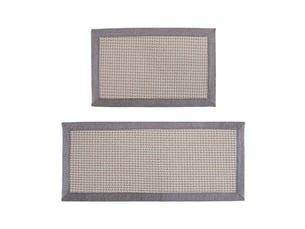 Tapis de cuisine devant évier 50x80 cm – antidérapant et lavable, gris