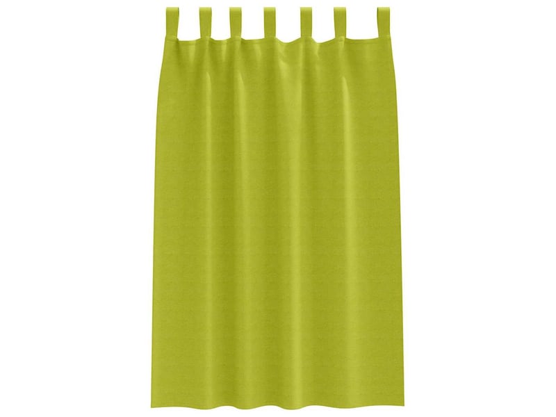  Lot de 2 rideaux occultants, rideaux black-out avec anneaux vert 175 x 140 cm cf44809  - Conforama D