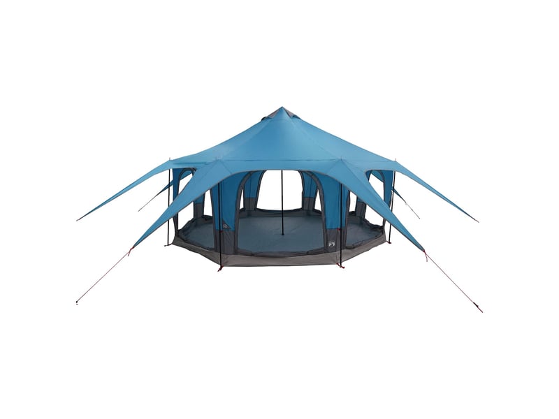 Tente de camping, tente familiale 5 personne bleu - Conforama E