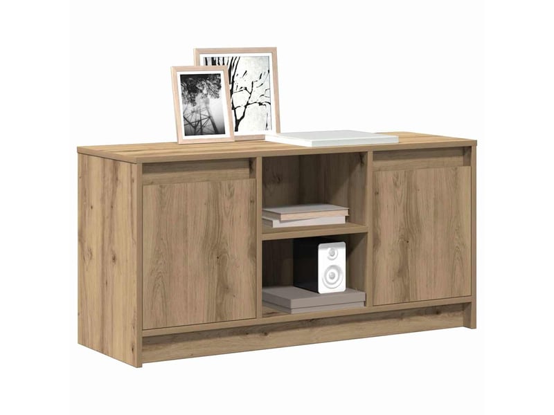  Meuble tv - unites tv 100 x 34 x 50 cm marron bois d'ingénierie  - Conforama C