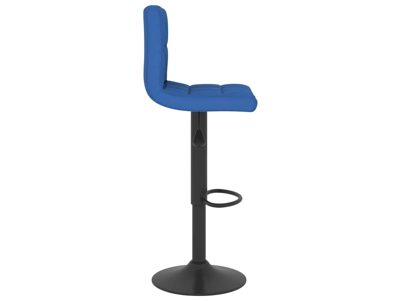  Lot de 2 tabouret de bar, chaise de bar bleu tissu shl65421  - Conforama E