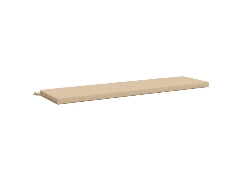  Lot de 2 coussins de banc, coussins d'assise soest 100 % polyester crème cf56799  - Conforama D