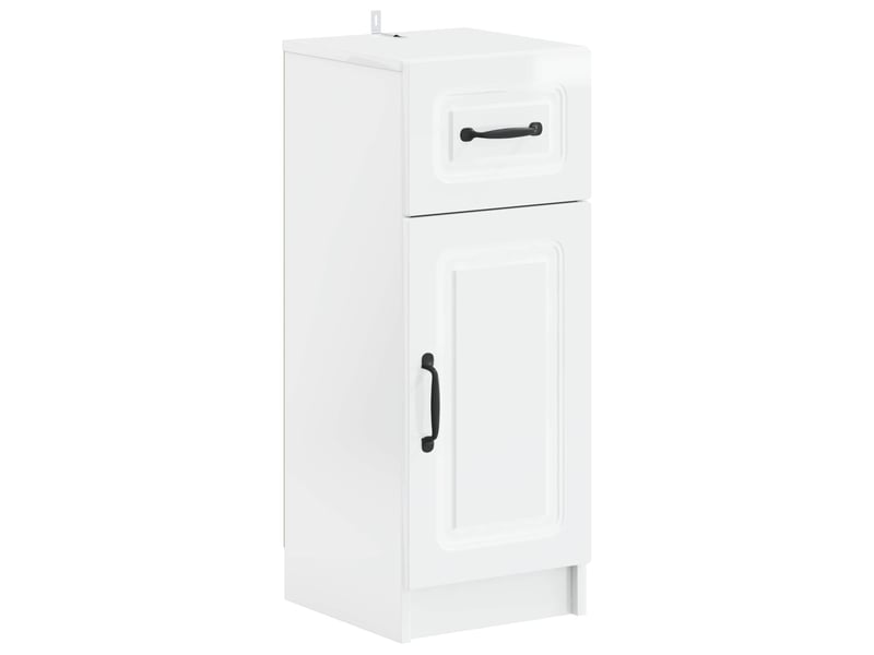  Ensemble de 2 meubles de salle de bain utrecht blanc brillant cf63200  - Conforama D