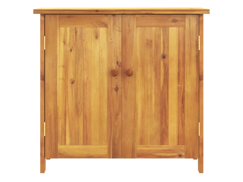  Meuble de rangement, armoire de jardin 75x35x70 cm bois massif d'acacia  - Conforama D